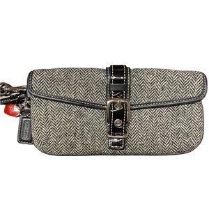 Coach Wool Wristlet with Charms